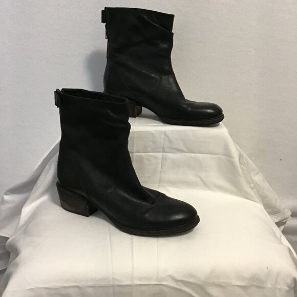 Timberland Sutherlin Bay Back Zip Slouch Black Boot Size 10 - Picture 1 of 11